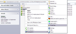 tortoise properties menu