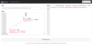jq play has a clean and simple interface for tweaking your filters.
