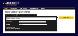 Image of a WebPageTest private instance.