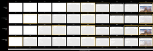 Filmstrip showing all 4 tests side by side. Here we see the test with both preloads set to  performing best (visually)