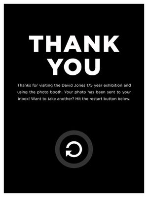 David Jones 175 example of the screen in use.