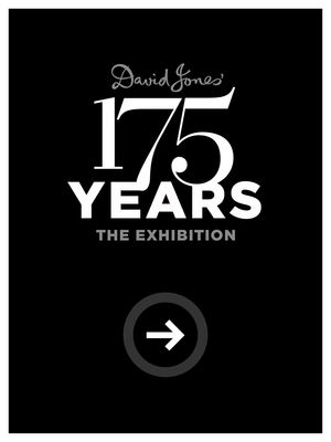 David Jones 175 photo booth initial screen.