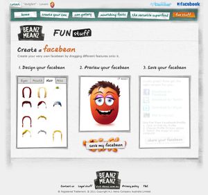 Heinz Beanz Meanz final bean page.