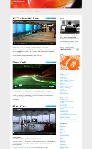 Randle Rambles homepage.