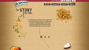 Kellogg's Be Natural homepage 2.
